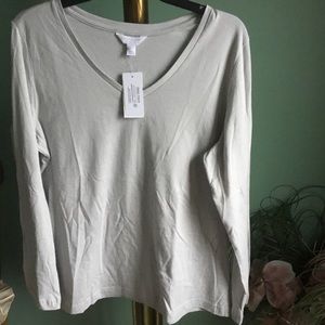 Charter Club Intimates Soft Grey Top NWT